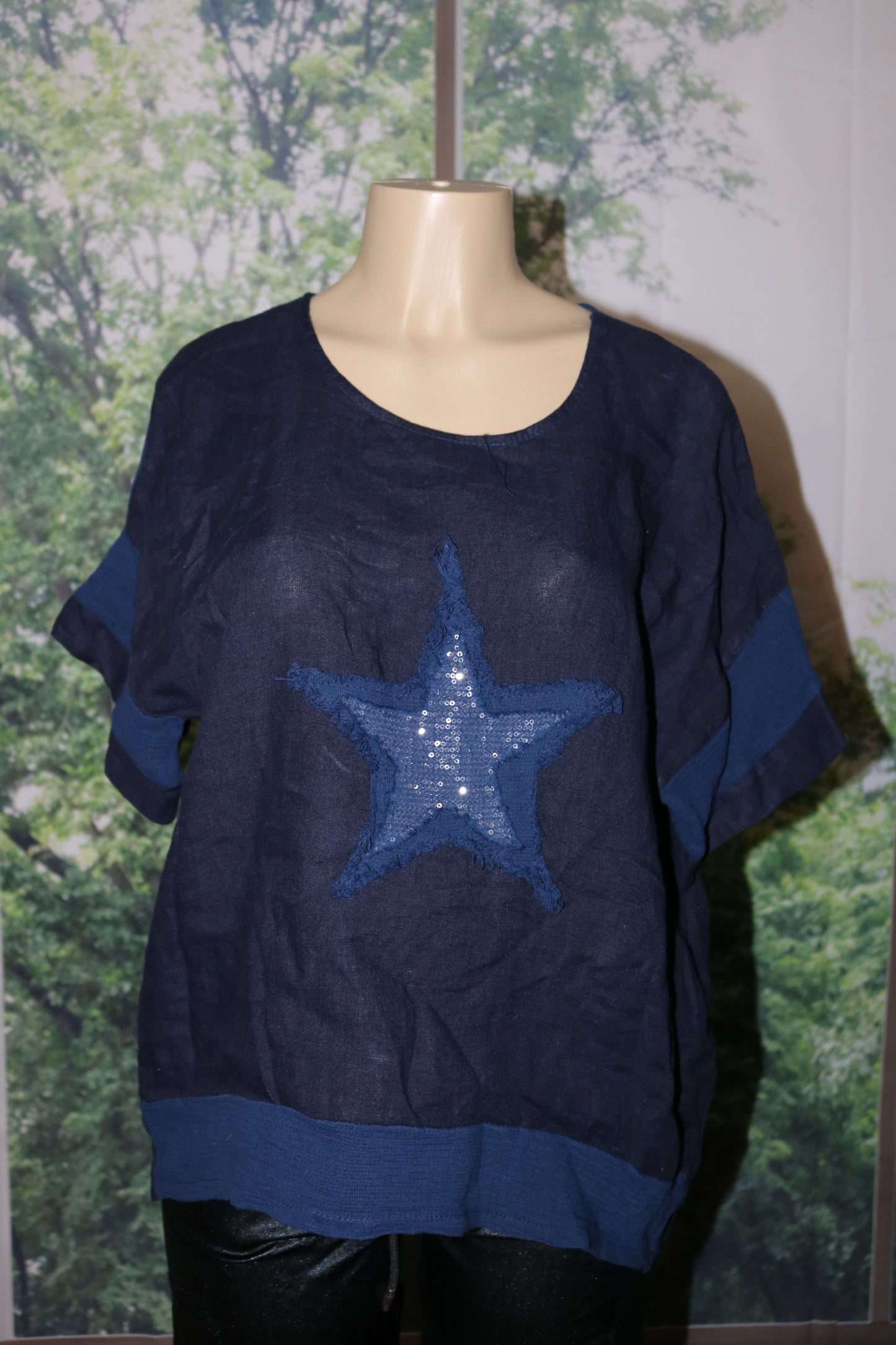 Linen blouse Star