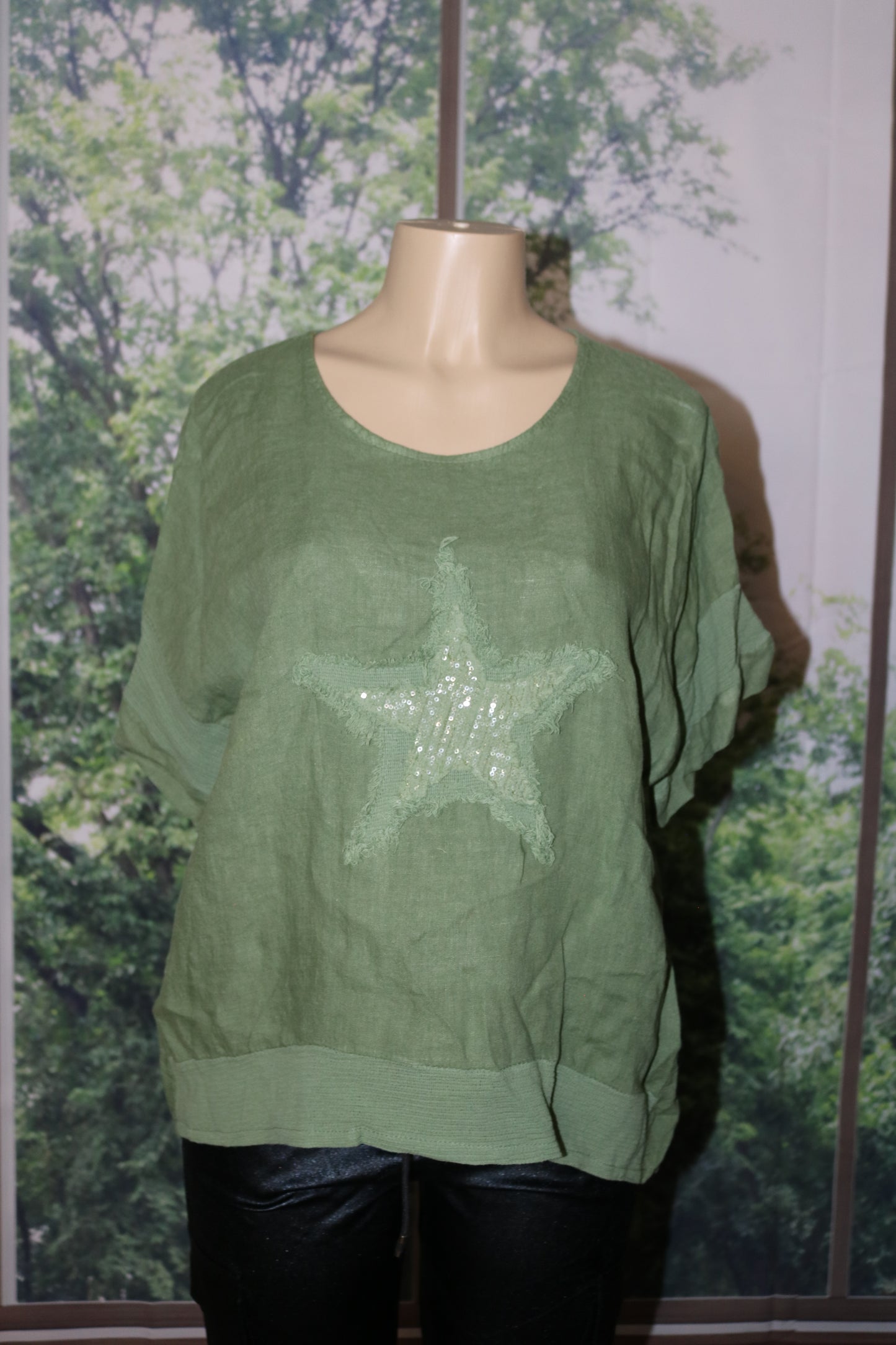 Linen blouse Star